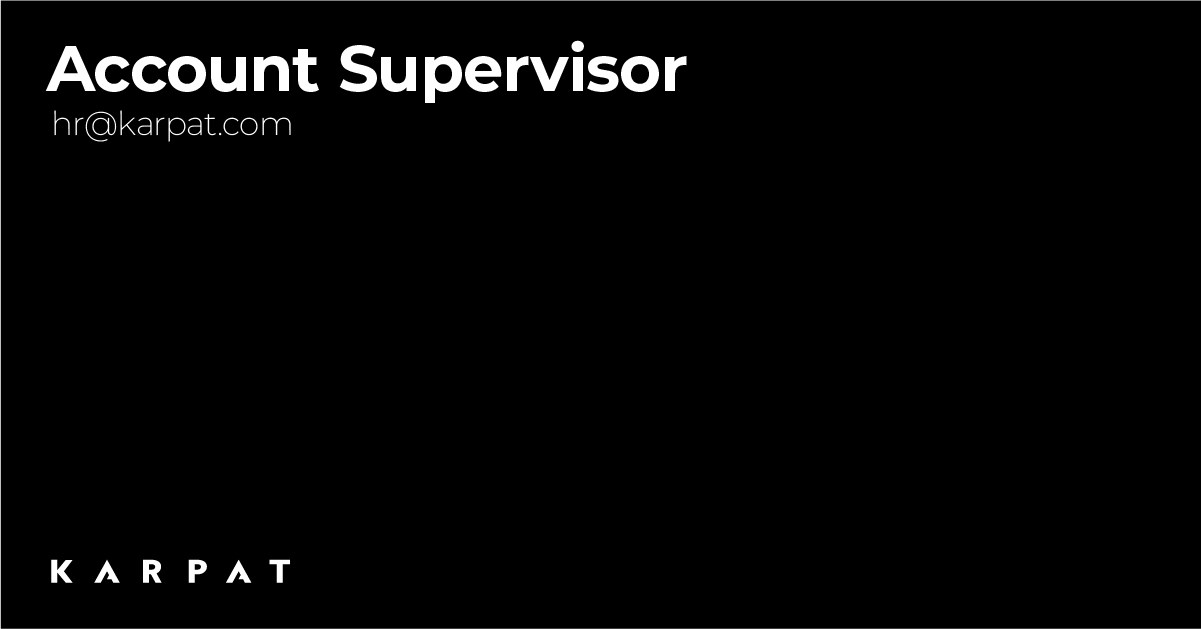 Account Supervisor