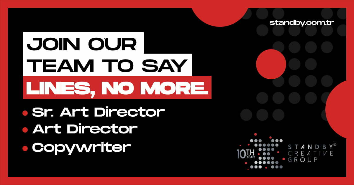 Sr. Art Director, Art Director ve Copywriter