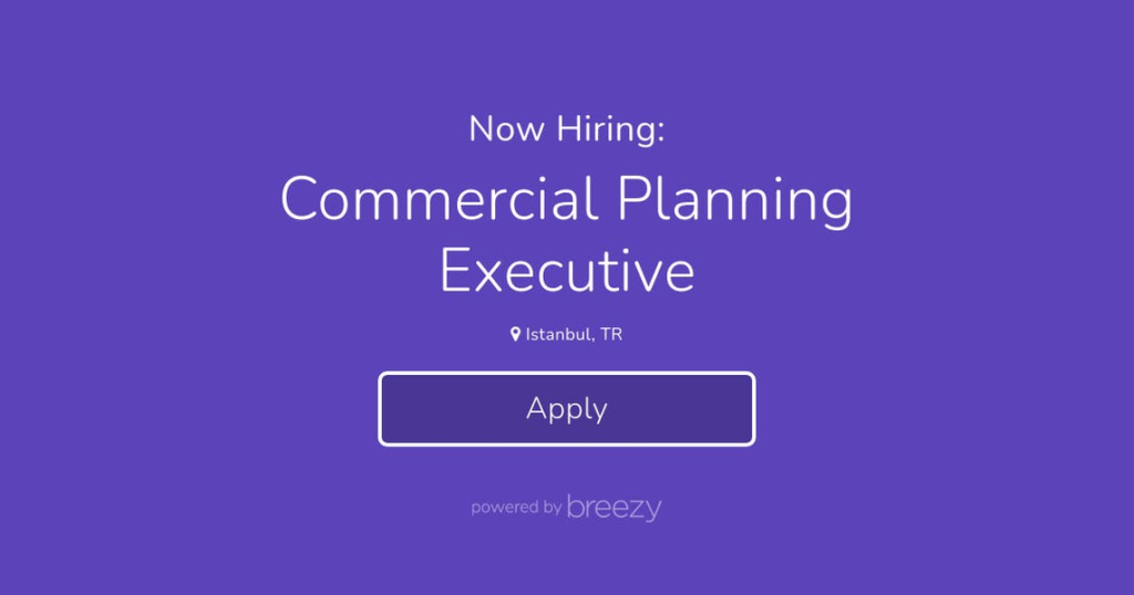 Commercial Planning Executive