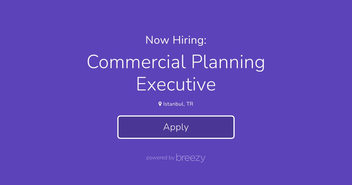 Commercial Planning Executive