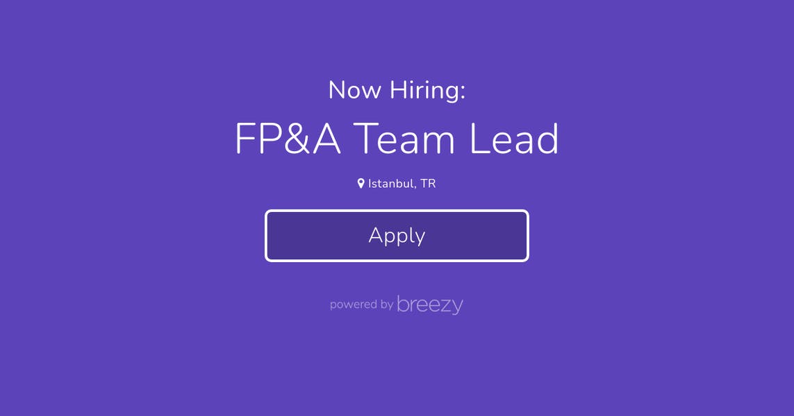 FP&A Team Lead
