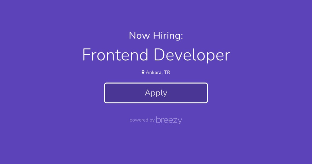 Frontend Developer