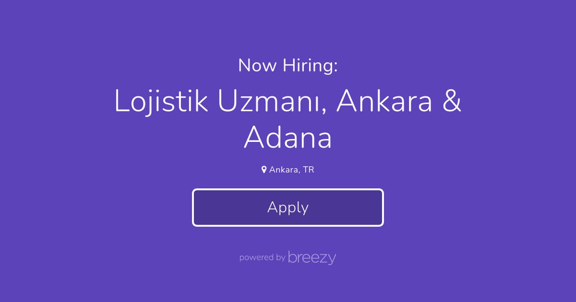 Lojistik Uzmanı