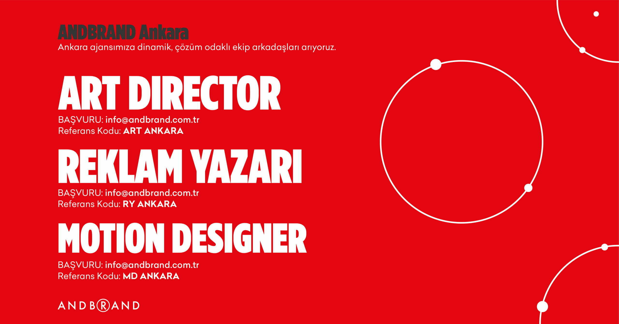 Art Director, Reklam Yazarı ve Motion Designer