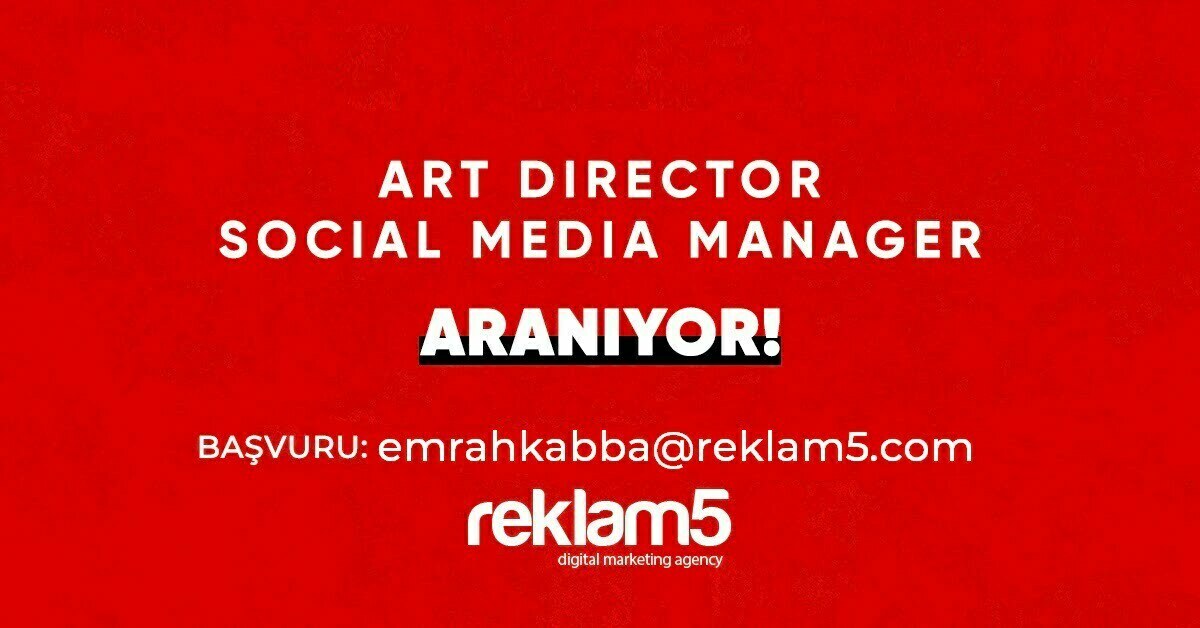 Art Director ve Social Media Manager