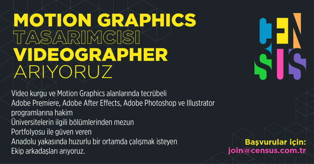 “Motion Graphics” Tasarımcı & Videographer