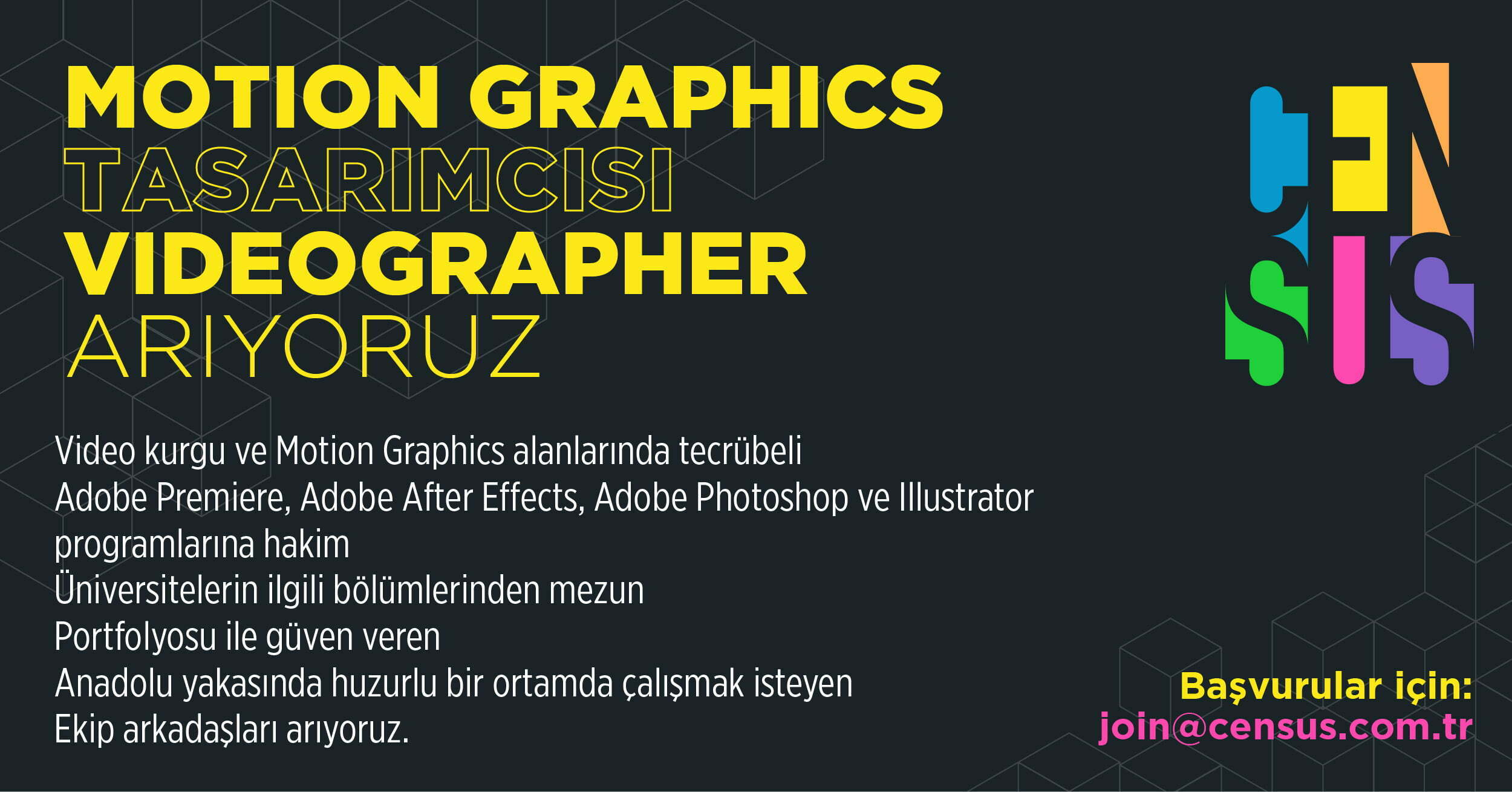 “Motion Graphics” Tasarımcı & Videographer