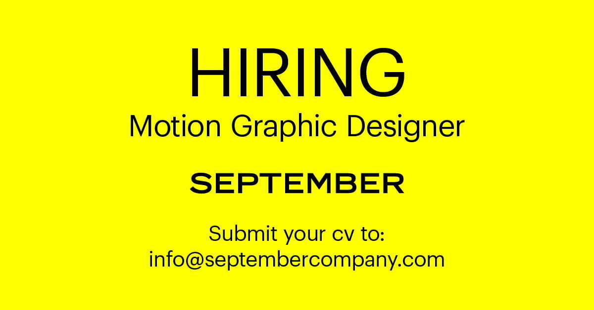 Motion Graphic Designer